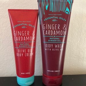 Bath & body works ginger & cardamom(lotion & wash)